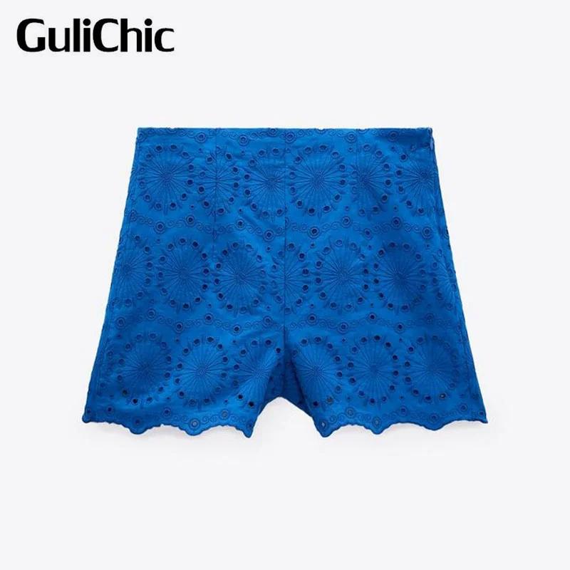 3.16 GuliChic Fashion Hollow Out Embroidery Solid Color High Waist Straight Shorts Women
3.16 GuliChic Fashion Hollow Out Embroidery Solid Color High Waist Straight Shorts Women