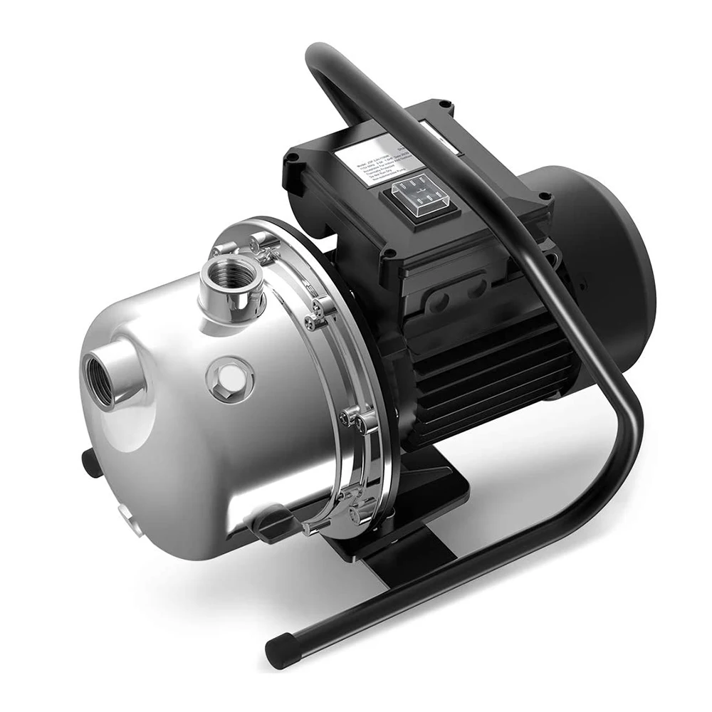Water Transfer Draining Irrigation Pump Stainless Steel 1.6 HP Portable Shallow Well Jet Pump
Water Transfer Draining Irrigation Pump Stainless Steel 1.6 HP Portable Shallow Well Jet Pump