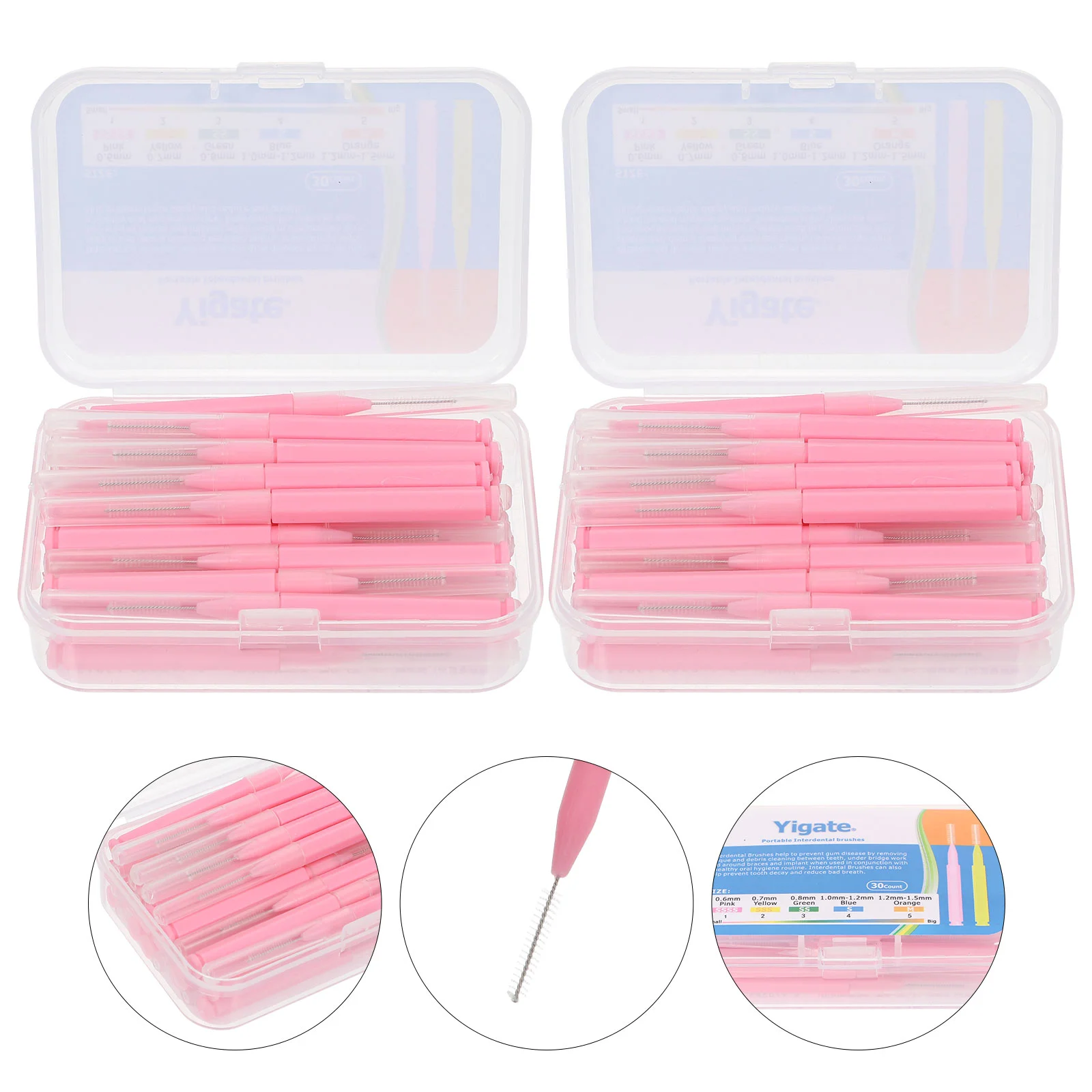 60pcs Reusable Durable Toothpick Flossers Oral Care Tools Cleaners Orthodontic Dental Teeth Brush for Home Office Travel
60pcs Reusable Durable Toothpick Flossers Oral Care Tools Cleaners Orthodontic Dental Teeth Brush for Home Office Travel