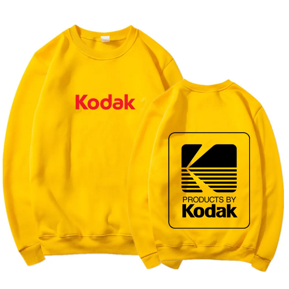 Толстовка с круглым вырезом, свитшот с принтом Kodak, флисовый Мужской и Женский Повседневный пуловер, спортивная одежда унисекс, модная толстовка, мужские толстовки
Толстовка с круглым вырезом, свитшот с принтом Kodak, флисовый Мужской и Женский Повседневный пуловер, спортивная одежда унисекс, модная толстовка, мужские толстовки