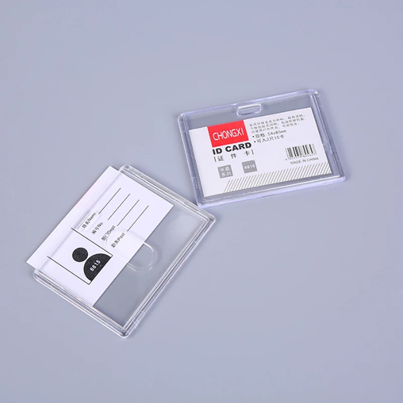 5pcs Plastic ID Card Badge Holder Student Staff Work ID Holder For Business Exhibition Office Supplies
5pcs Plastic ID Card Badge Holder Student Staff Work ID Holder For Business Exhibition Office Supplies