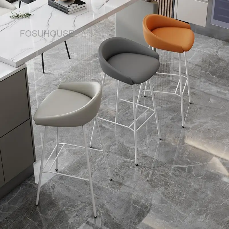 Nordic Simple Bar Kitchen Furniture Luxury Modern Home Outdoor Reception Leather Back Fashion Designer Front Desk Bar Chair
Nordic Simple Bar Kitchen Furniture Luxury Modern Home Outdoor Reception Leather Back Fashion Designer Front Desk Bar Chair