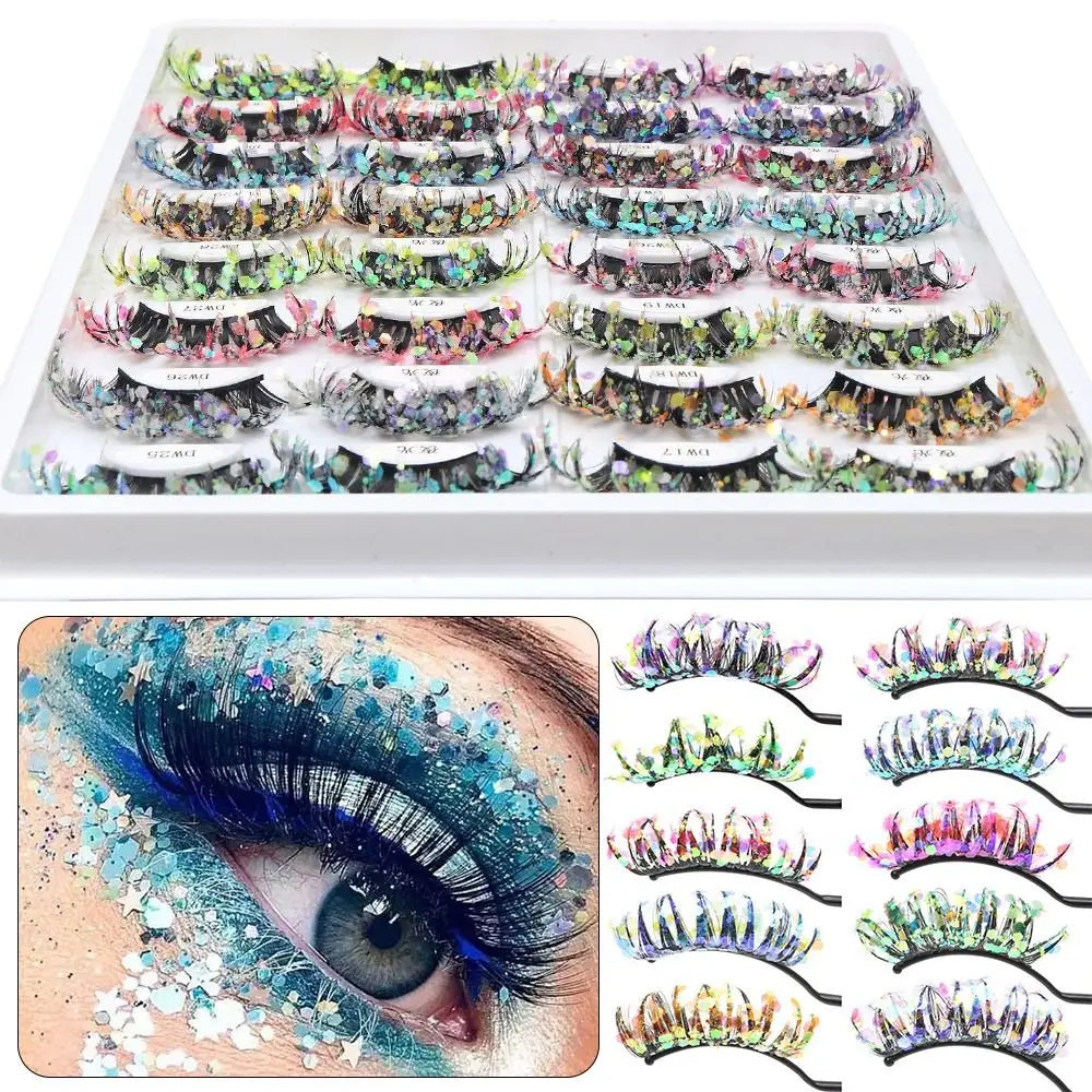 Color Luminous Nude Makeup Sequin Natural Glitter Powder Glitter Luminous 3D False Eyelashes Fake Lashes Glitter Lashes
Color Luminous Nude Makeup Sequin Natural Glitter Powder Glitter Luminous 3D False Eyelashes Fake Lashes Glitter Lashes