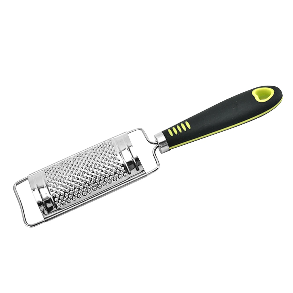 Stainless Steel Cheese Grater Home Kitchen Lemon Ginger Potato Zester with Ergonomic Soft Handle
Stainless Steel Cheese Grater Home Kitchen Lemon Ginger Potato Zester with Ergonomic Soft Handle