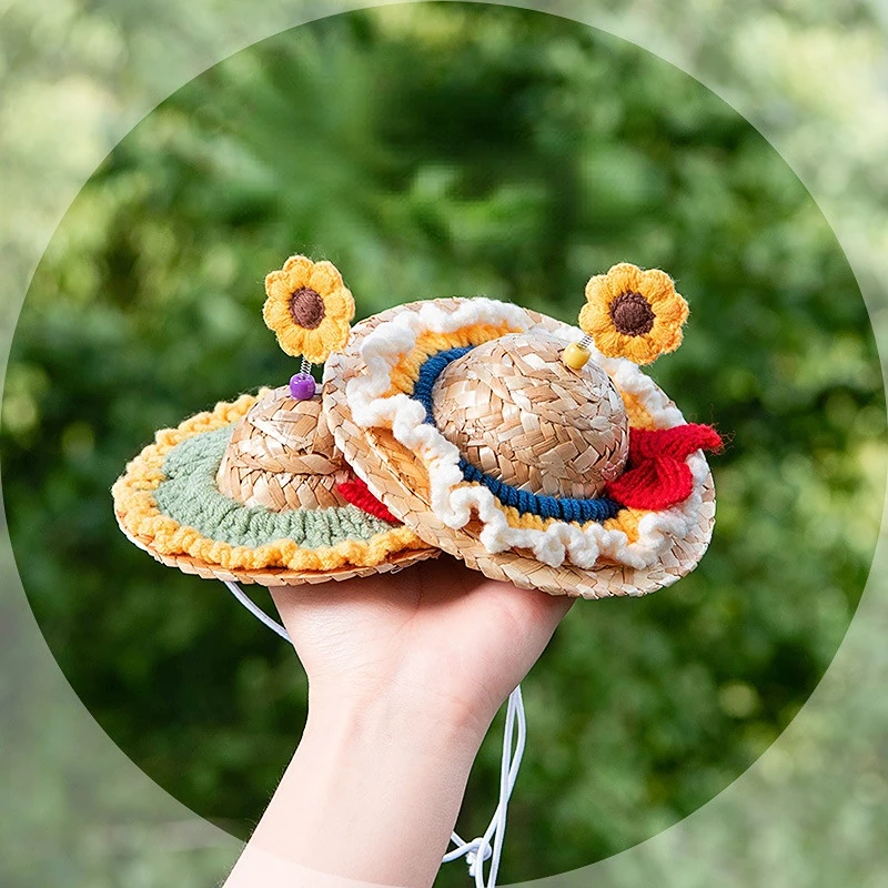 Женская соломенная шляпа с подсолнухами, летняя удобная и дышащая шляпа с рисунком кота, щенка, стрекозы из бамбука, подсолнуха, 2022
Женская соломенная шляпа с подсолнухами, летняя удобная и дышащая шляпа с рисунком кота, щенка, стрекозы из бамбука, подсолнуха, 2022