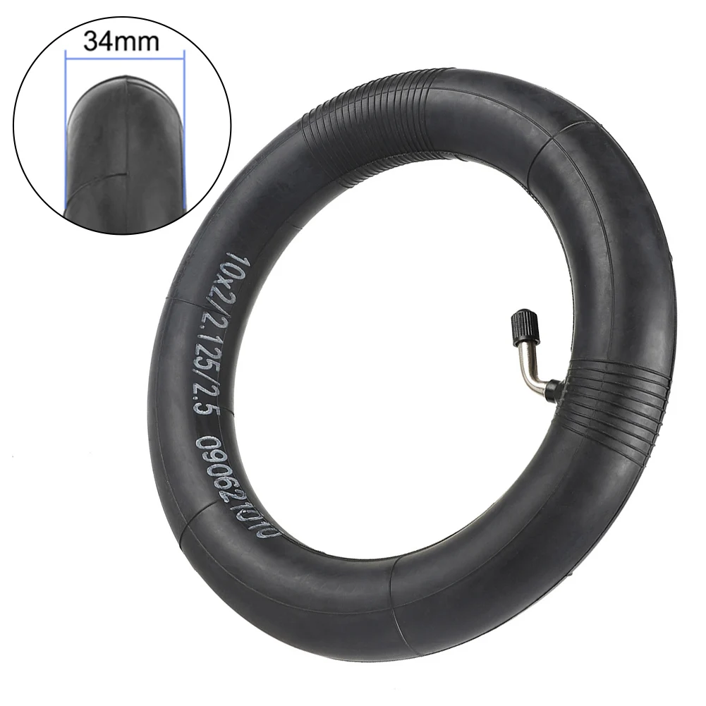 10 Inch Electric Scooter Inner Tube 10X2.0/2.125/2.50 Rubber Tyre 90 Degree Scooter Inward Bend Nozzle Thick Inner Tube Replace
10 Inch Electric Scooter Inner Tube 10X2.0/2.125/2.50 Rubber Tyre 90 Degree Scooter Inward Bend Nozzle Thick Inner Tube Replace