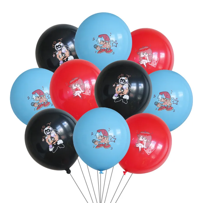 10Pcs Friday Night Latex Balloons 12Inch Cartoon Funkin Air Globos Boy Music Game Theme Birthday Party Decorations Kids Toy Gift
10Pcs Friday Night Latex Balloons 12Inch Cartoon Funkin Air Globos Boy Music Game Theme Birthday Party Decorations Kids Toy Gift
