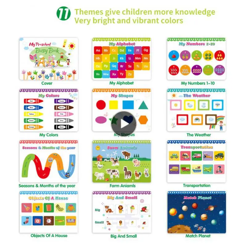 1set Sticker Book Double-sided Film Covering Early Education Repeated Pasting Book Enlightenment Paste Quiet Books Learn Toy
1set Sticker Book Double-sided Film Covering Early Education Repeated Pasting Book Enlightenment Paste Quiet Books Learn Toy