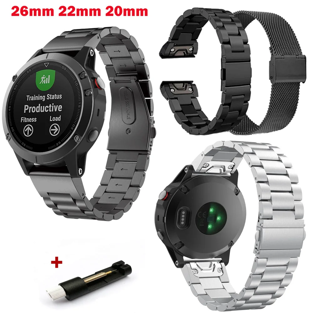 26mm 22mm 20MM strap for Garmin Fenix 6S 6X 6 Pro 5X 5 5S 3HR D2 S60 stainless steel strap for Garmin Fenix 7X 7 7S metal strap
26mm 22mm 20MM strap for Garmin Fenix 6S 6X 6 Pro 5X 5 5S 3HR D2 S60 stainless steel strap for Garmin Fenix 7X 7 7S metal strap