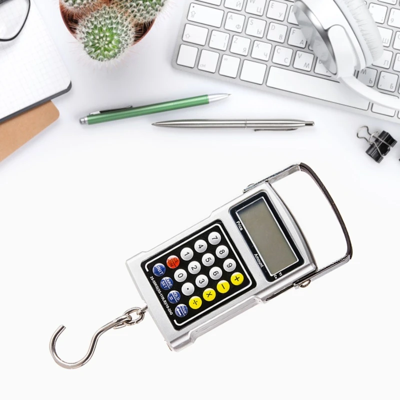 Портативные весы для багажа 7 в 1 с крючком, весы, часы, измерительная лента, термометр, калькулятор, цена 50 кг/20 г, компактный 
Портативные весы для багажа 7 в 1 с крючком, весы, часы, измерительная лента, термометр, калькулятор, цена 50 кг/20 г, компактный