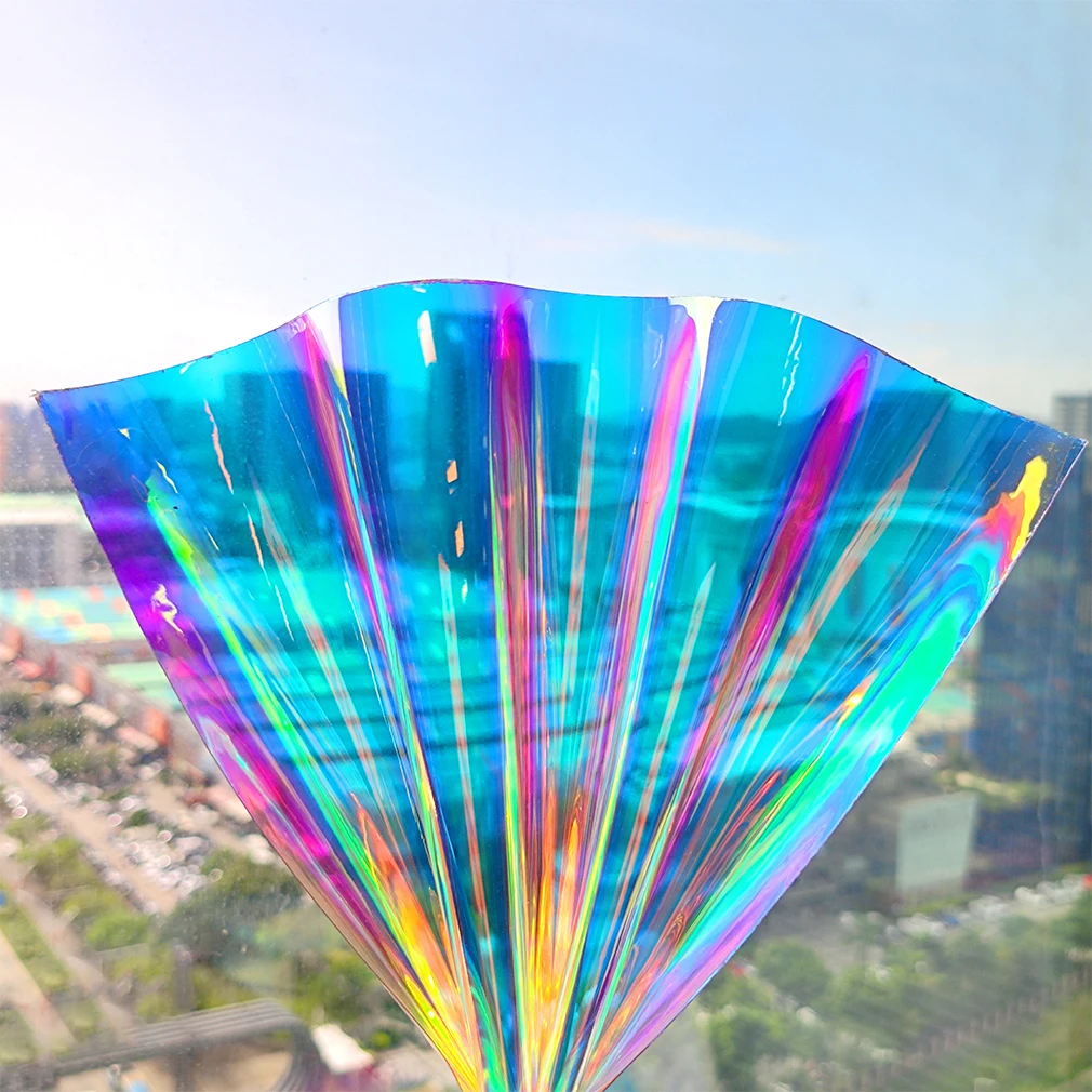 Laser Iridescent Holographic Film Clear Transparent PVC/TPU Fabric Leather Rainbow Film Shiny Vinyl Material 7-13Pcs/set
Laser Iridescent Holographic Film Clear Transparent PVC/TPU Fabric Leather Rainbow Film Shiny Vinyl Material 7-13Pcs/set