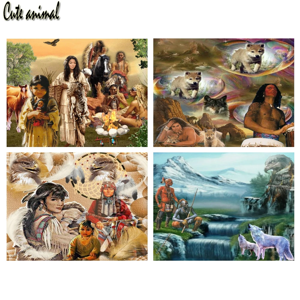 Алмазная 5D мозаика индейская женщина, полная вышивка, алмазная живопись «сделай сам», воин, племенная семья, Настенный декор, подарки ручной...
Алмазная 5D мозаика индейская женщина, полная вышивка, алмазная живопись «сделай сам», воин, племенная семья, Настенный декор, подарки ручной...