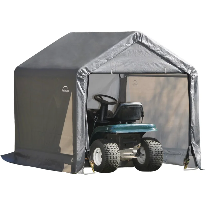 ShelterLogic Outdoor Storage Shed-in-a-Box, Peak Top, Grey, 6 X 6 X 6 Ft, ShelterLogic Sheds & Outdoor Storage
ShelterLogic Outdoor Storage Shed-in-a-Box, Peak Top, Grey, 6 X 6 X 6 Ft, ShelterLogic Sheds & Outdoor Storage