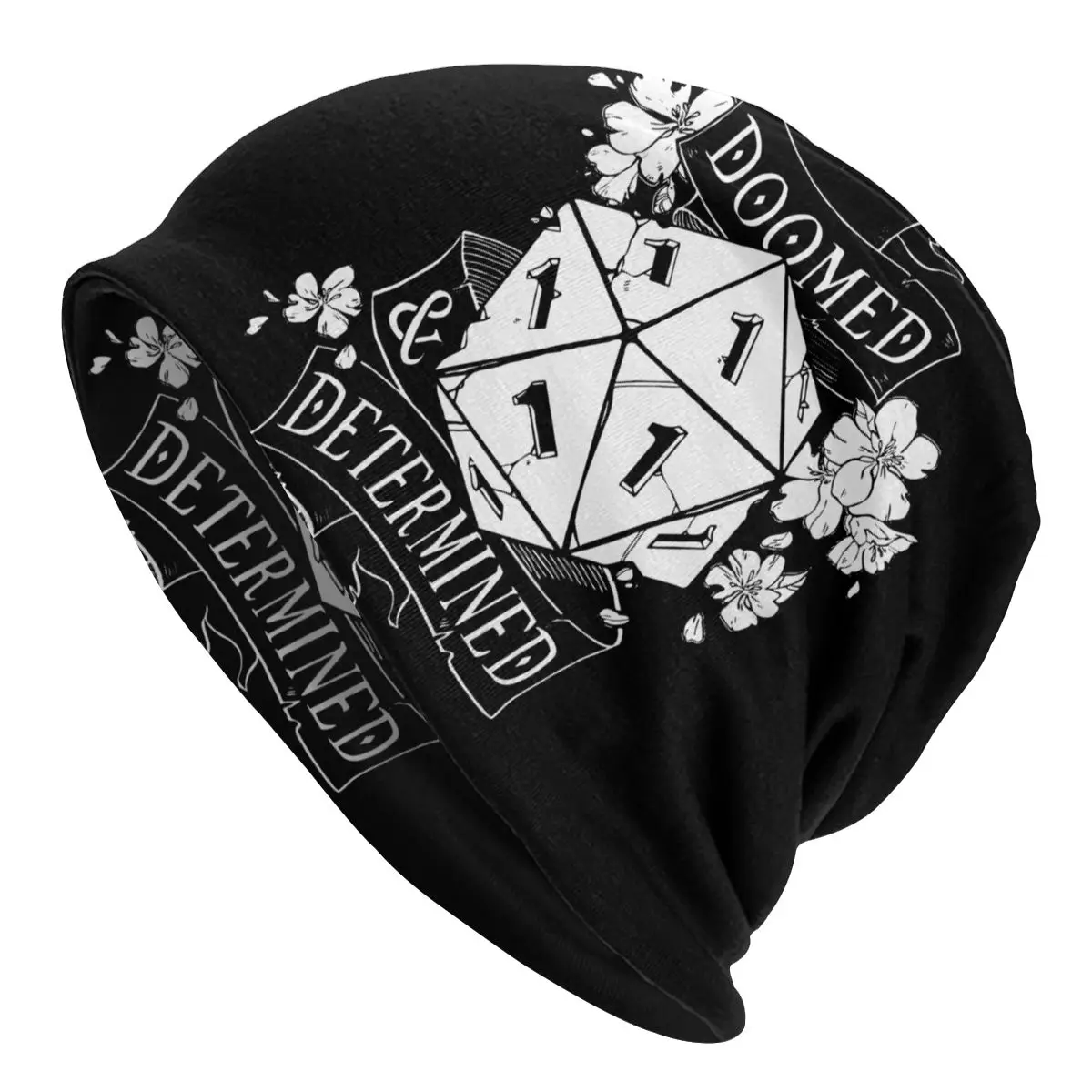 Doomed Determined Bonnet Hats D20 DnD Dice Die Knitted Hat Hip Hop Skullies Beanies Hat Men's Adult Spring Warm Head Wrap Caps
Doomed Determined Bonnet Hats D20 DnD Dice Die Knitted Hat Hip Hop Skullies Beanies Hat Men's Adult Spring Warm Head Wrap Caps
