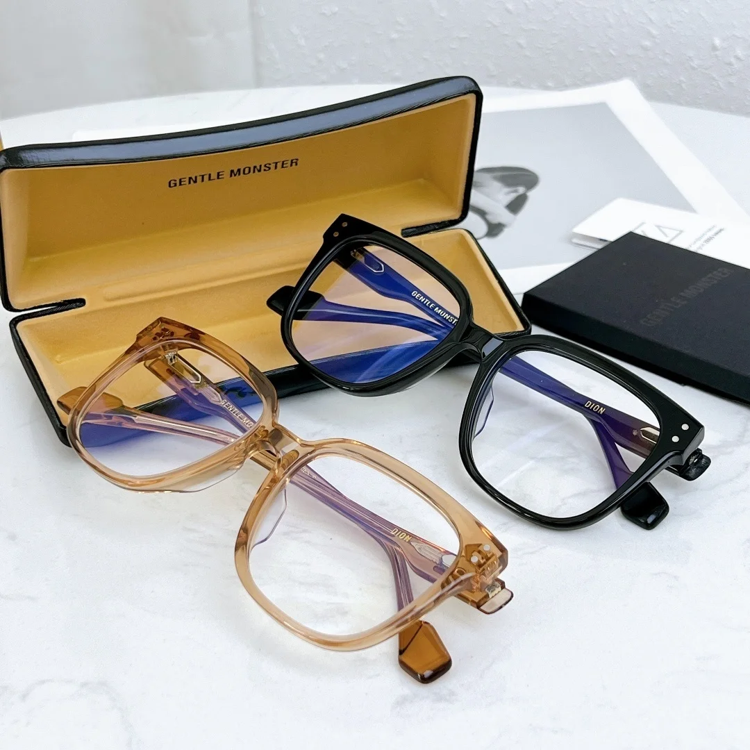 GENTLE MONSTER GM New Style Acetate Sunglasses Prescription Glasses Frame Dion Optical Eyeglasses For Men Women
GENTLE MONSTER GM New Style Acetate Sunglasses Prescription Glasses Frame Dion Optical Eyeglasses For Men Women
