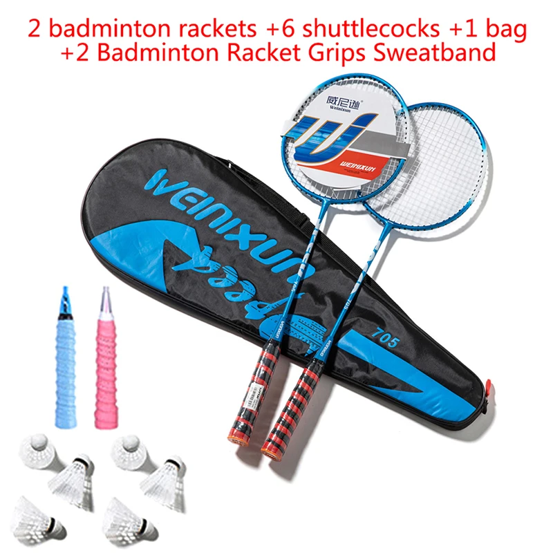 Professional Ultralight Badminton Rackets Shuttlecock Carrying Bag Set Badminton Racquet Set Indoor Outdoor Sports Accessories 
Professional Ultralight Badminton Rackets Shuttlecock Carrying Bag Set Badminton Racquet Set Indoor Outdoor Sports Accessories
