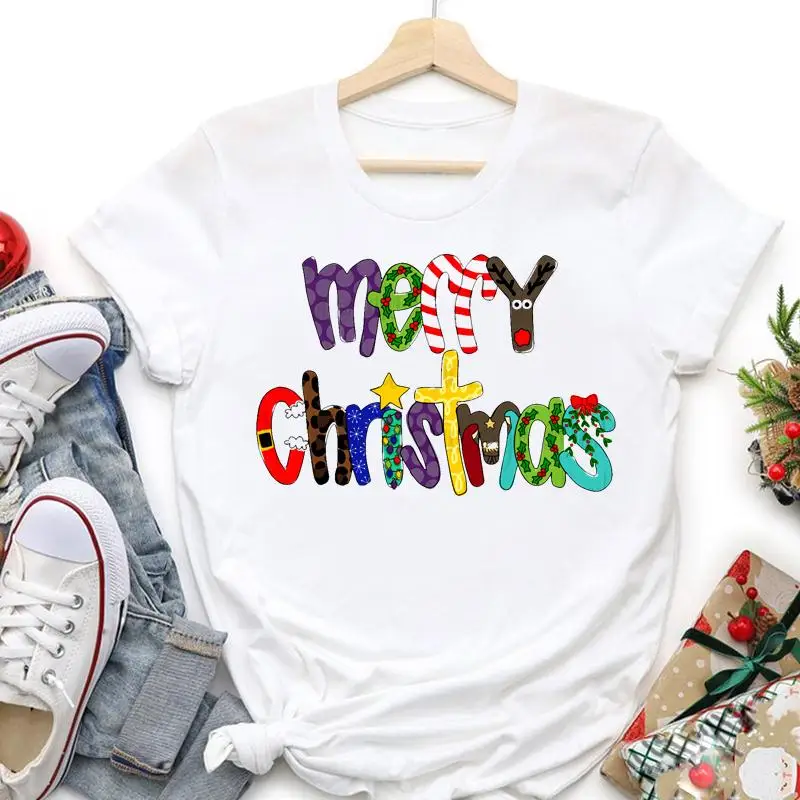 Женская Праздничная Рождественская футболка, футболки с графическим рисунком, одежда на новый год, милая мультяшная футболка в стиле 90-х го...
Женская Праздничная Рождественская футболка, футболки с графическим рисунком, одежда на новый год, милая мультяшная футболка в стиле 90-х го...