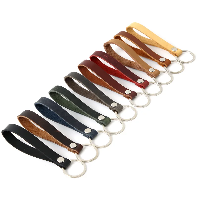 8 Colors Fashion Frosted Cowhide Leather High Keychain Fashion Gift Key Chain Men Women Car Key Strap Waist Wallet Keyrings
8 Colors Fashion Frosted Cowhide Leather High Keychain Fashion Gift Key Chain Men Women Car Key Strap Waist Wallet Keyrings