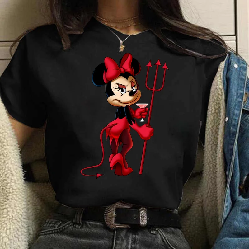 Funny Kawaiii Minnie Mouse T Shirt Women Disney Tshirt Y2K Tops Fashion Black Female T-shirts Streetwear Short Sleeve Clothes
Funny Kawaiii Minnie Mouse T Shirt Women Disney Tshirt Y2K Tops Fashion Black Female T-shirts Streetwear Short Sleeve Clothes