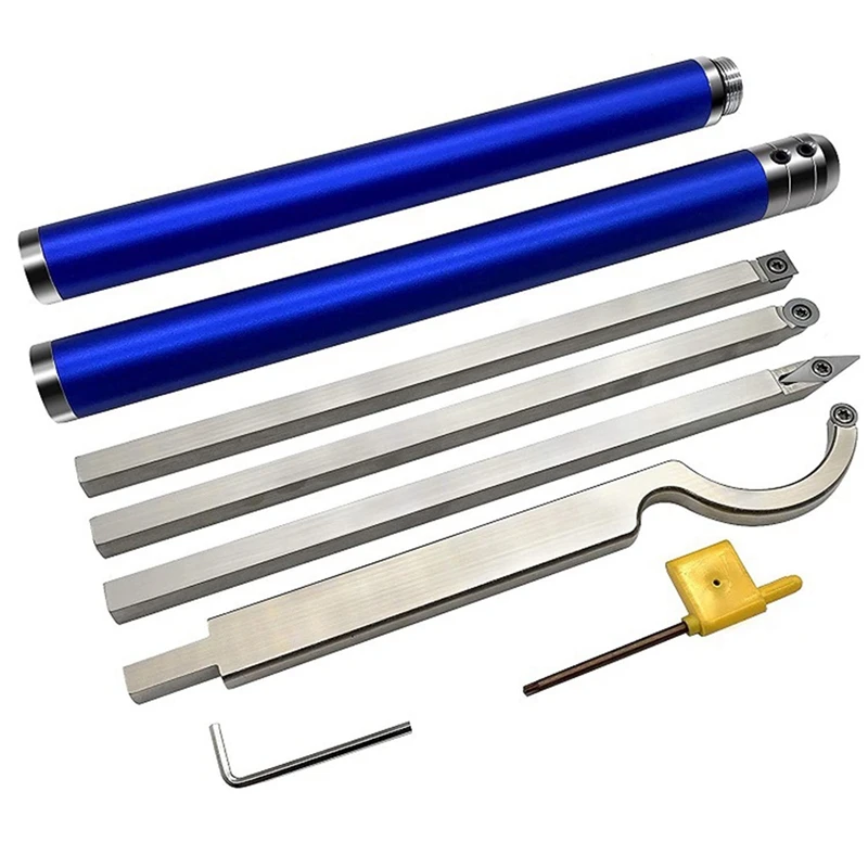 Woodturning Tools Set Woodworking Chisel Carbide Inserts Cutter Bar Aluminum Handle Wood Turning for Lathe
Woodturning Tools Set Woodworking Chisel Carbide Inserts Cutter Bar Aluminum Handle Wood Turning for Lathe