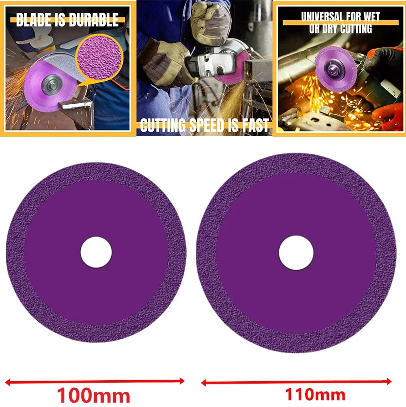 Diamond Cutting Disc Metal Saw Blades Concrete Granit Ceramic Tile Cutting Blade Sharp Brazing Grinding Disc Without Chipping
Diamond Cutting Disc Metal Saw Blades Concrete Granit Ceramic Tile Cutting Blade Sharp Brazing Grinding Disc Without Chipping