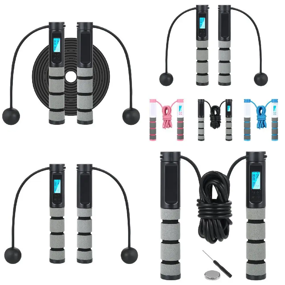 Uniquely Durable Weighted Sports Skipping Rope with Calories Counter, Jump Rope for Adults and Kids Fitness Exercise
Uniquely Durable Weighted Sports Skipping Rope with Calories Counter, Jump Rope for Adults and Kids Fitness Exercise
