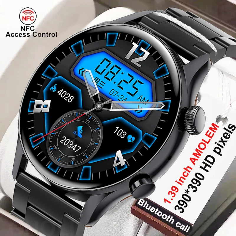 2022 New NFC Bluetooth call Smartwatch Men 1.36 inch AMOLED 390*390 Screen Support Always On Display Smart Watch IP68 Waterproof
2022 New NFC Bluetooth call Smartwatch Men 1.36 inch AMOLED 390*390 Screen Support Always On Display Smart Watch IP68 Waterproof