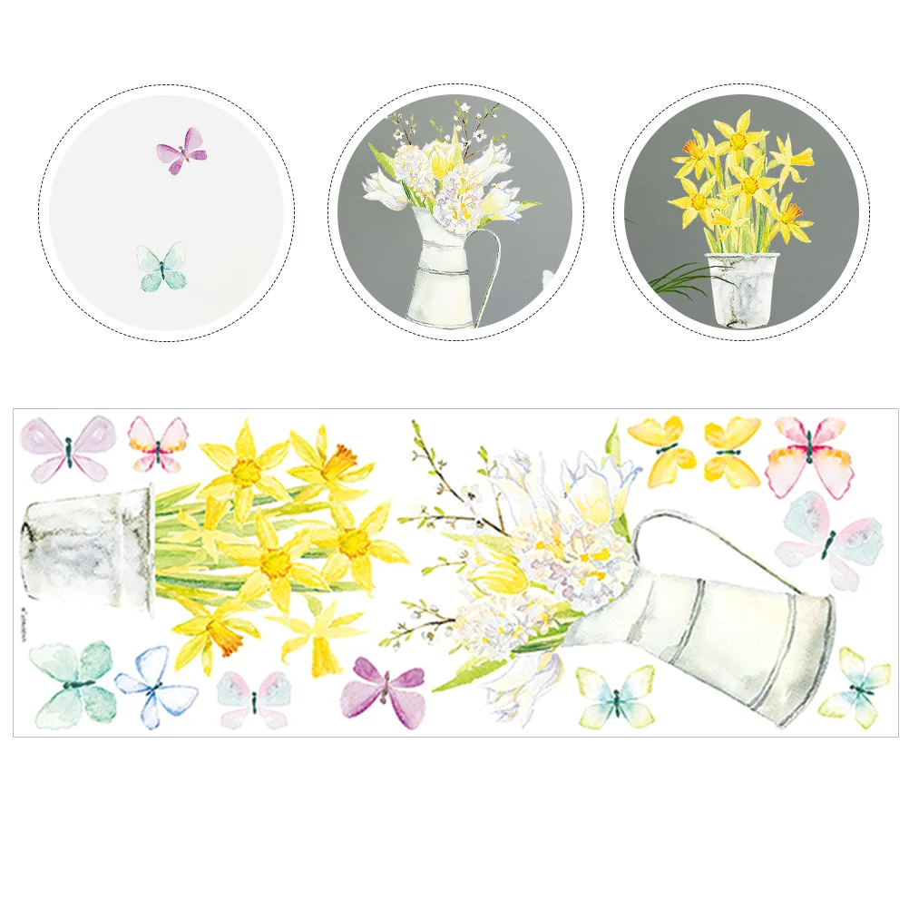 Flowers Botanical Decor Decorative Stickers Decal DIY Living Room Pvc Decals Pattern
Flowers Botanical Decor Decorative Stickers Decal DIY Living Room Pvc Decals Pattern