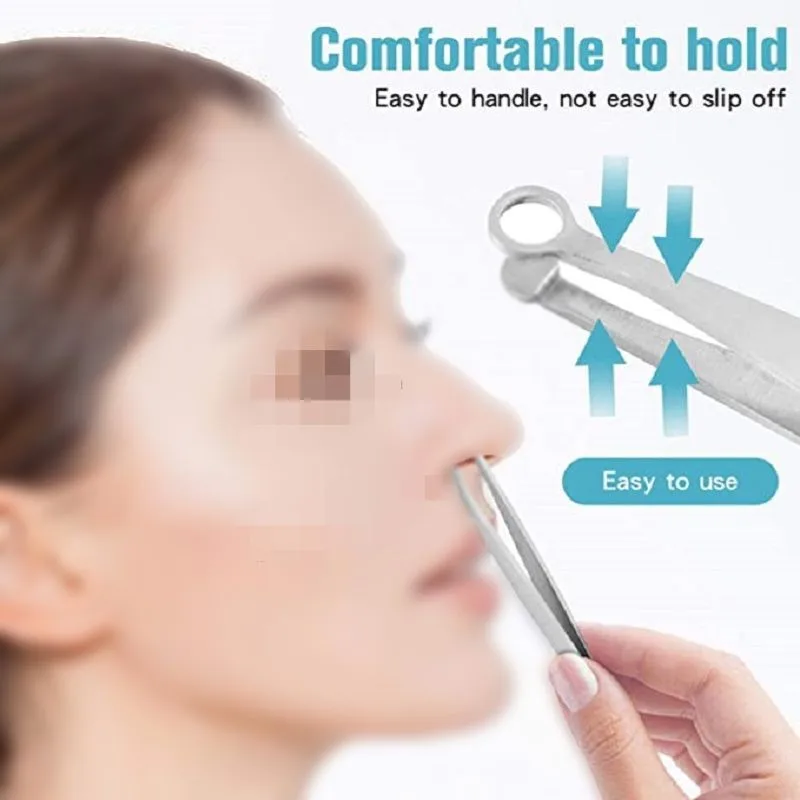 Universal Nose Hair Trimming Tweezers Tweezer Round Tip Steel Eyebrow Stainless Steel Nose Hair Removal Tweezers Trimmer Tool
Universal Nose Hair Trimming Tweezers Tweezer Round Tip Steel Eyebrow Stainless Steel Nose Hair Removal Tweezers Trimmer Tool