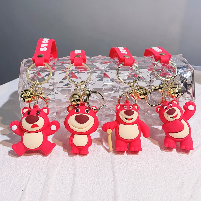 Disney Toy Story Silicone Keychains Cute Lotso Pendant Cartoon Keyrings Anime Doll Key Holder for Bag Women Men Jewelry
Disney Toy Story Silicone Keychains Cute Lotso Pendant Cartoon Keyrings Anime Doll Key Holder for Bag Women Men Jewelry