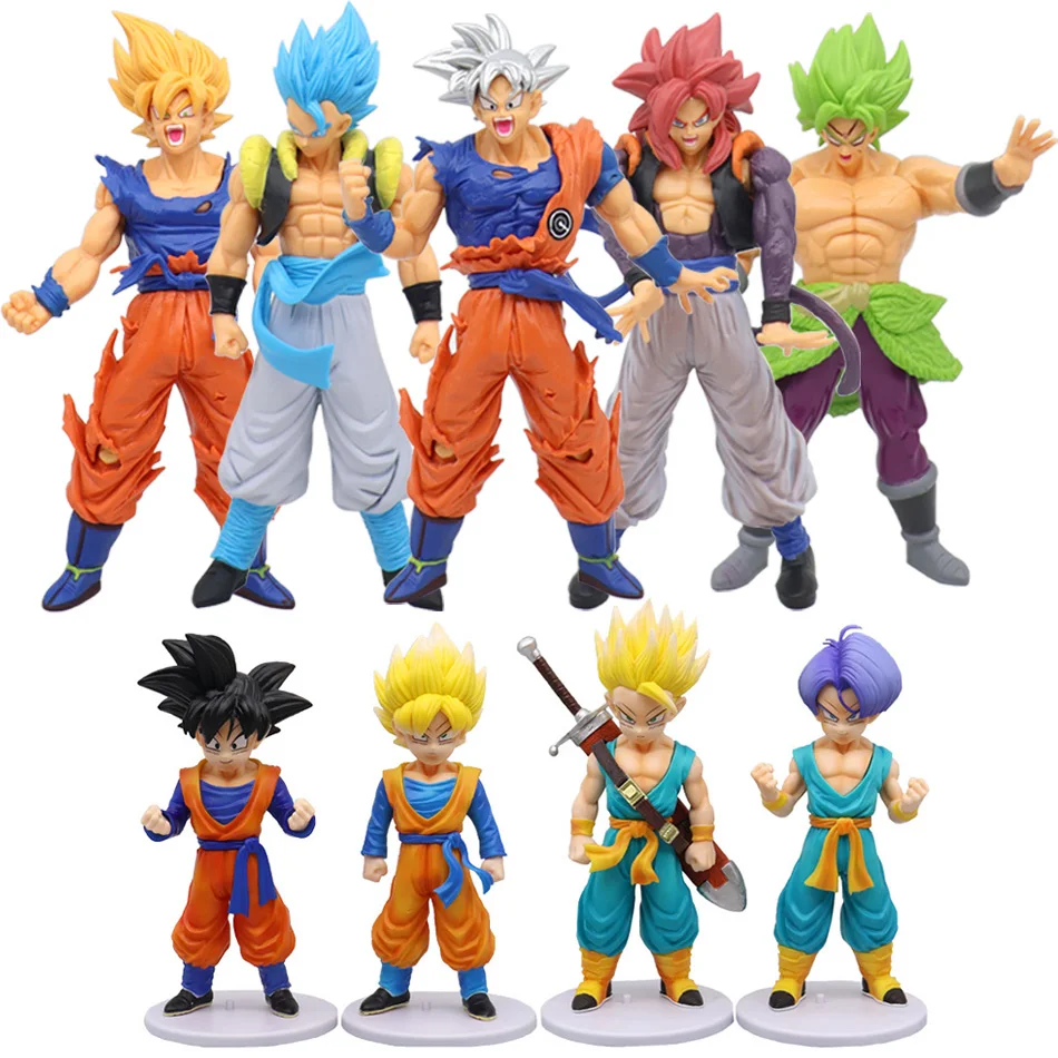 Bandai Dragon Ball 18cm Goku Super Saiyan Figure Anime DBZ Action 6pcs Model Gifts Collectible Figurines for Kids
Bandai Dragon Ball 18cm Goku Super Saiyan Figure Anime DBZ Action 6pcs Model Gifts Collectible Figurines for Kids