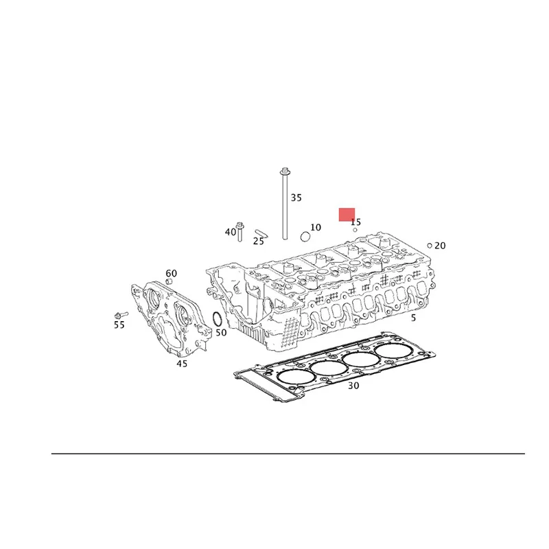 Me rc ed es Be nzC 250 CGI/C 250 FM - Engine M271 DE18 EVO Engine Housing Cylinder Head Ball
Me rc ed es Be nzC 250 CGI/C 250 FM - Engine M271 DE18 EVO Engine Housing Cylinder Head Ball