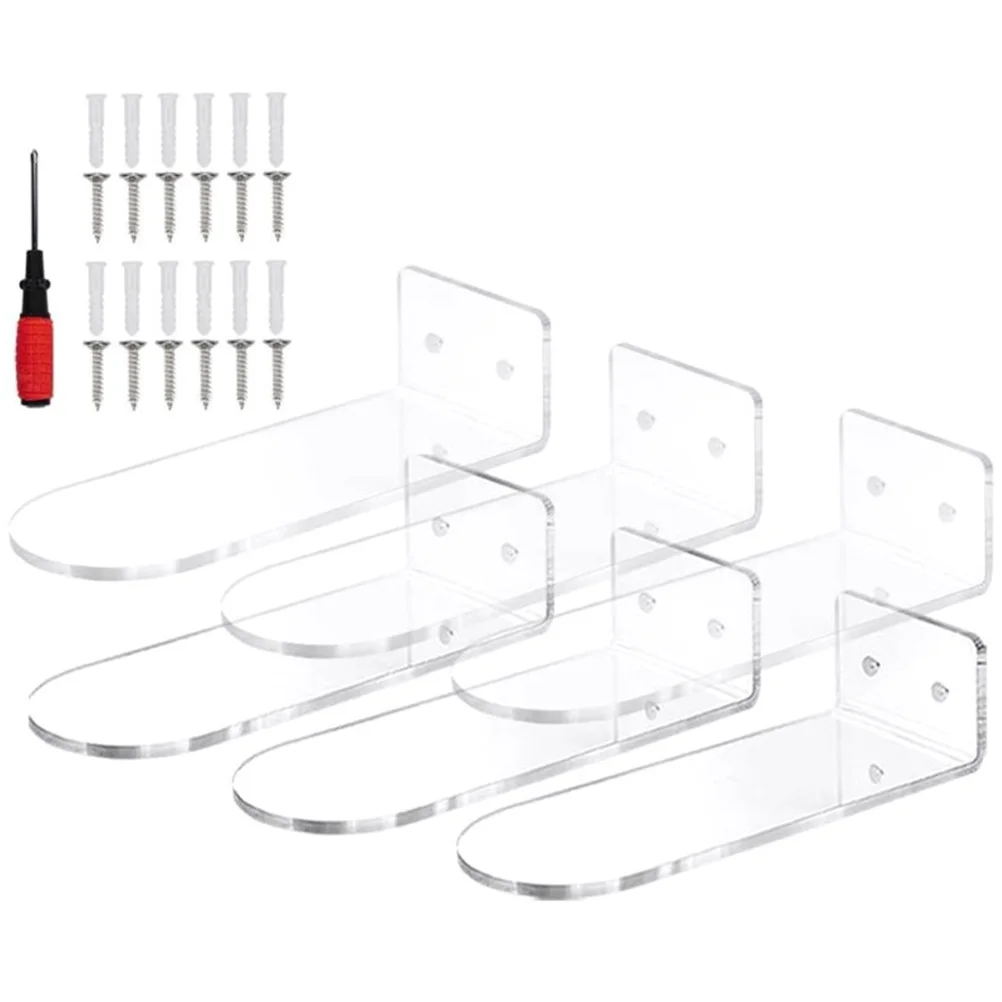 6 Pcs Shoe Rack Display Wall Mounted Shelves Holder Wall-mounted Floating Sneakers Acrylic Shelf
6 Pcs Shoe Rack Display Wall Mounted Shelves Holder Wall-mounted Floating Sneakers Acrylic Shelf