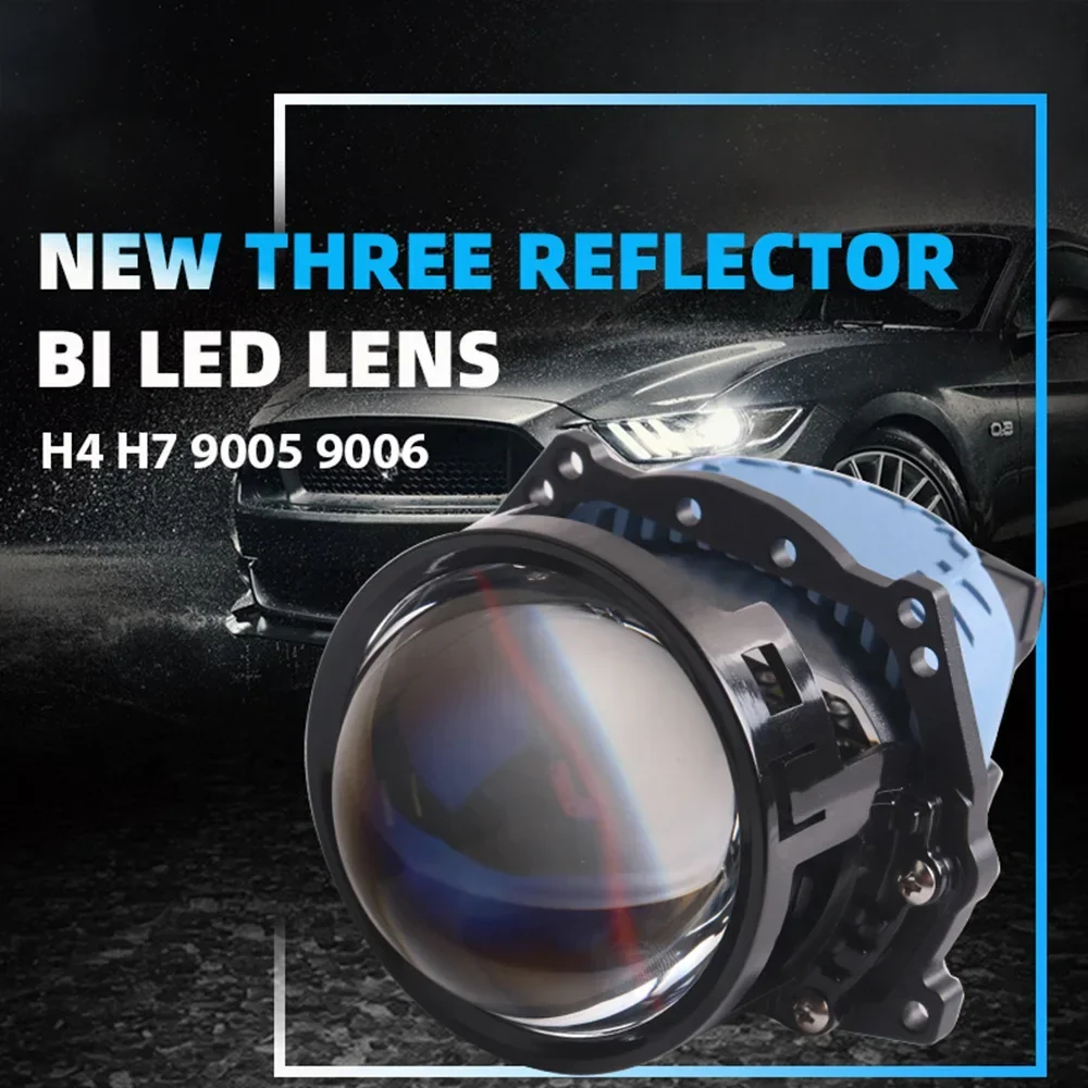 High Low Beam Car Light LED Headlight Bulbs Retrofit, 3 Inch Bi LED Laser Projector Lens with H4 H7 9005 9006 H11 Adaptors
High Low Beam Car Light LED Headlight Bulbs Retrofit, 3 Inch Bi LED Laser Projector Lens with H4 H7 9005 9006 H11 Adaptors