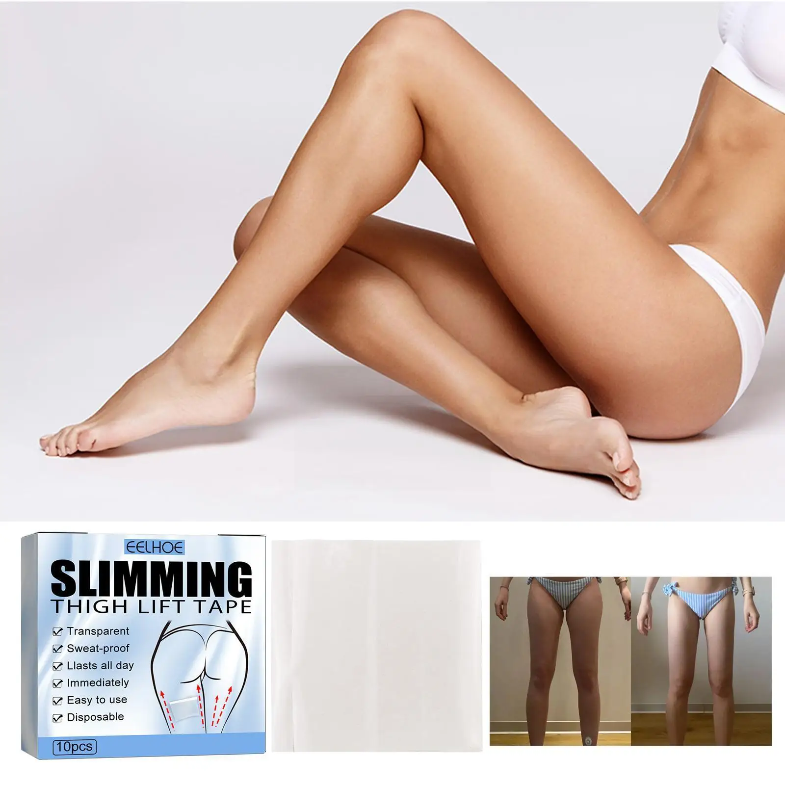 Invisible Leg Lift Stickers Lazy Slimming Tape Thigh Shape Cellulite Anti Firming Patches Weight Lifting Loss Effective I9G4
Invisible Leg Lift Stickers Lazy Slimming Tape Thigh Shape Cellulite Anti Firming Patches Weight Lifting Loss Effective I9G4