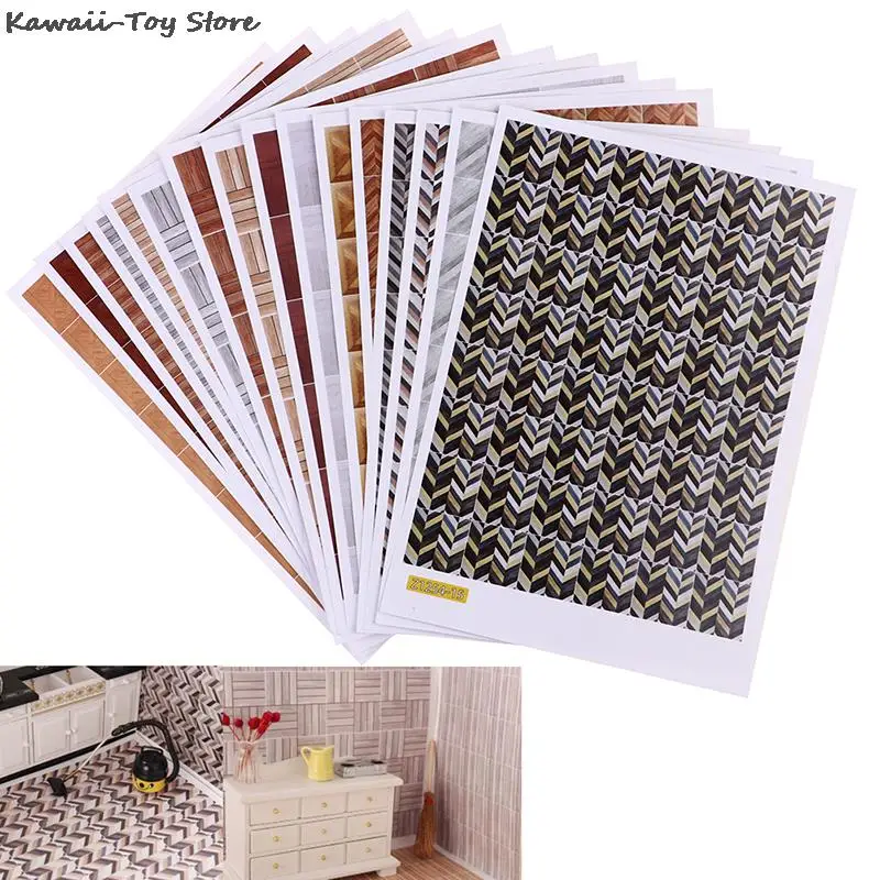 1/12 30cm*20cm Dollhouse Floor Sticker Wall Decal Kitchen Bathroom Miniature Accessory
1/12 30cm*20cm Dollhouse Floor Sticker Wall Decal Kitchen Bathroom Miniature Accessory