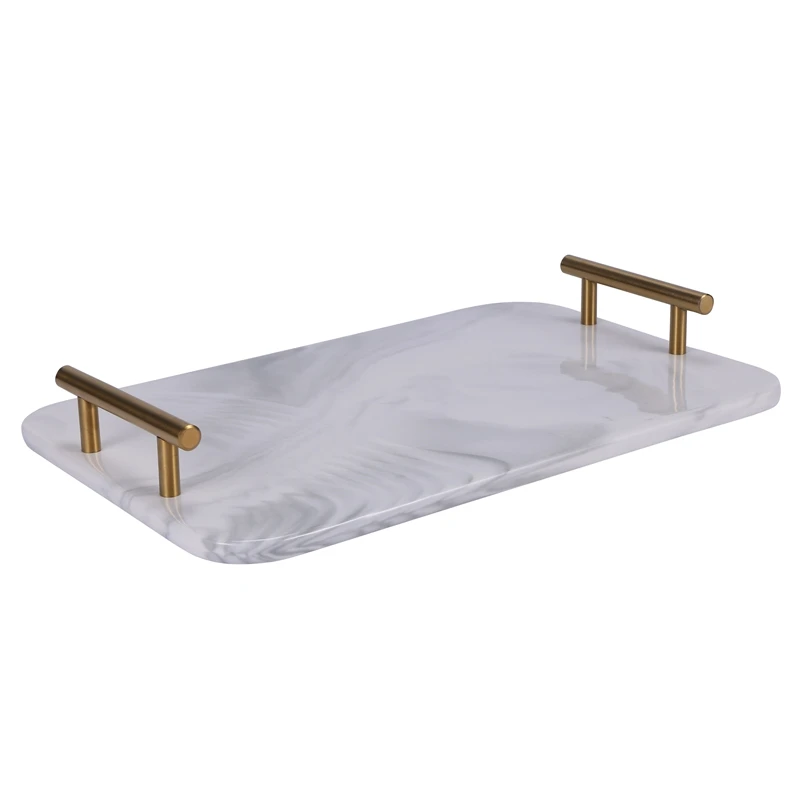 Nordic Style Gold-Plated Handle Ceramic Marble Tray Storage Tray Storage Board Cake Dessert Plate Sushi Plate Jewelry Display Tr
Nordic Style Gold-Plated Handle Ceramic Marble Tray Storage Tray Storage Board Cake Dessert Plate Sushi Plate Jewelry Display Tr