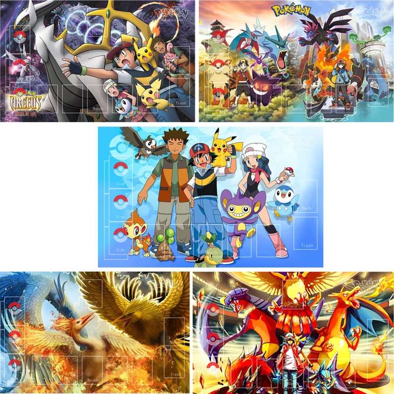 New Pokemon Ptcg Dedicated Card Play Against Table Mat Pikachu Charizard Eevee Ash Ketchum Lilian Mouse Pads 60*35 Toys Gifts
New Pokemon Ptcg Dedicated Card Play Against Table Mat Pikachu Charizard Eevee Ash Ketchum Lilian Mouse Pads 60*35 Toys Gifts
