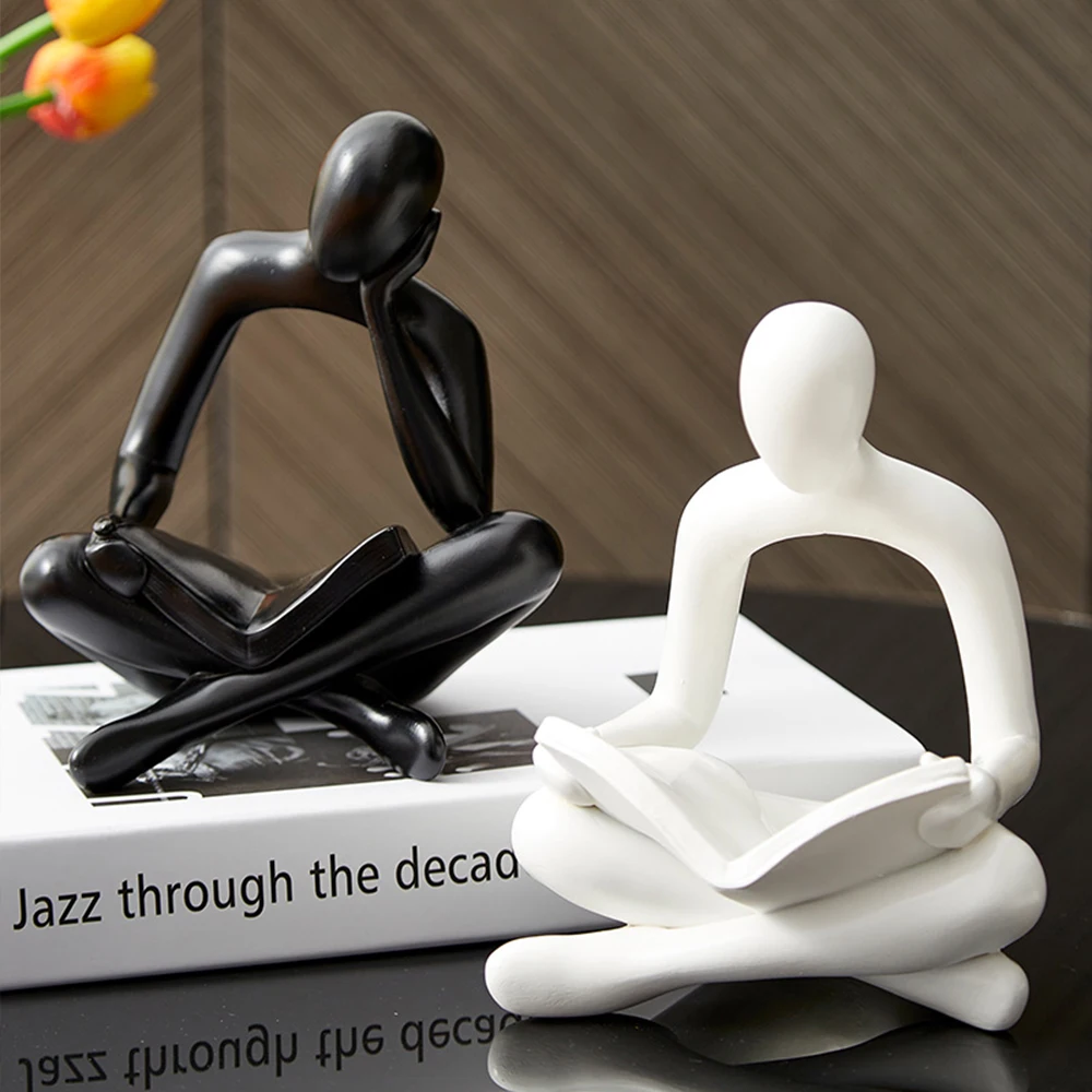 Creative Thinker Abstract Resin Sculpture Nordic Living Room Home Decoration Interior Figurines Room Decoration Desk Accessories
Creative Thinker Abstract Resin Sculpture Nordic Living Room Home Decoration Interior Figurines Room Decoration Desk Accessories