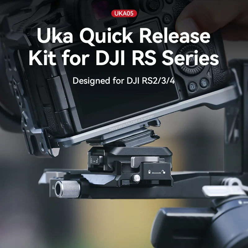 Быстросъемный набор Ulanzi UKA05 UKa для DJI RS2/RS3/RS4 совместимый с Uka F38 Arca-Swiss отверстием