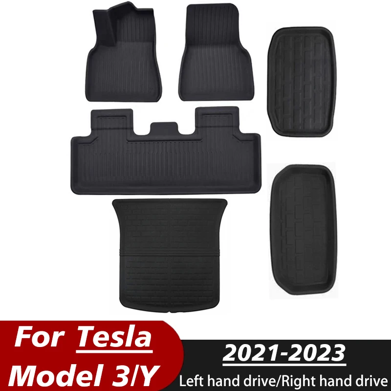 Fully Surrounded Special Foot Pad For Tesla Model 3 Y 2021 2022 2023 Waterproof Non-Slip Floor Mats XPE Car Trunk Mats
Fully Surrounded Special Foot Pad For Tesla Model 3 Y 2021 2022 2023 Waterproof Non-Slip Floor Mats XPE Car Trunk Mats