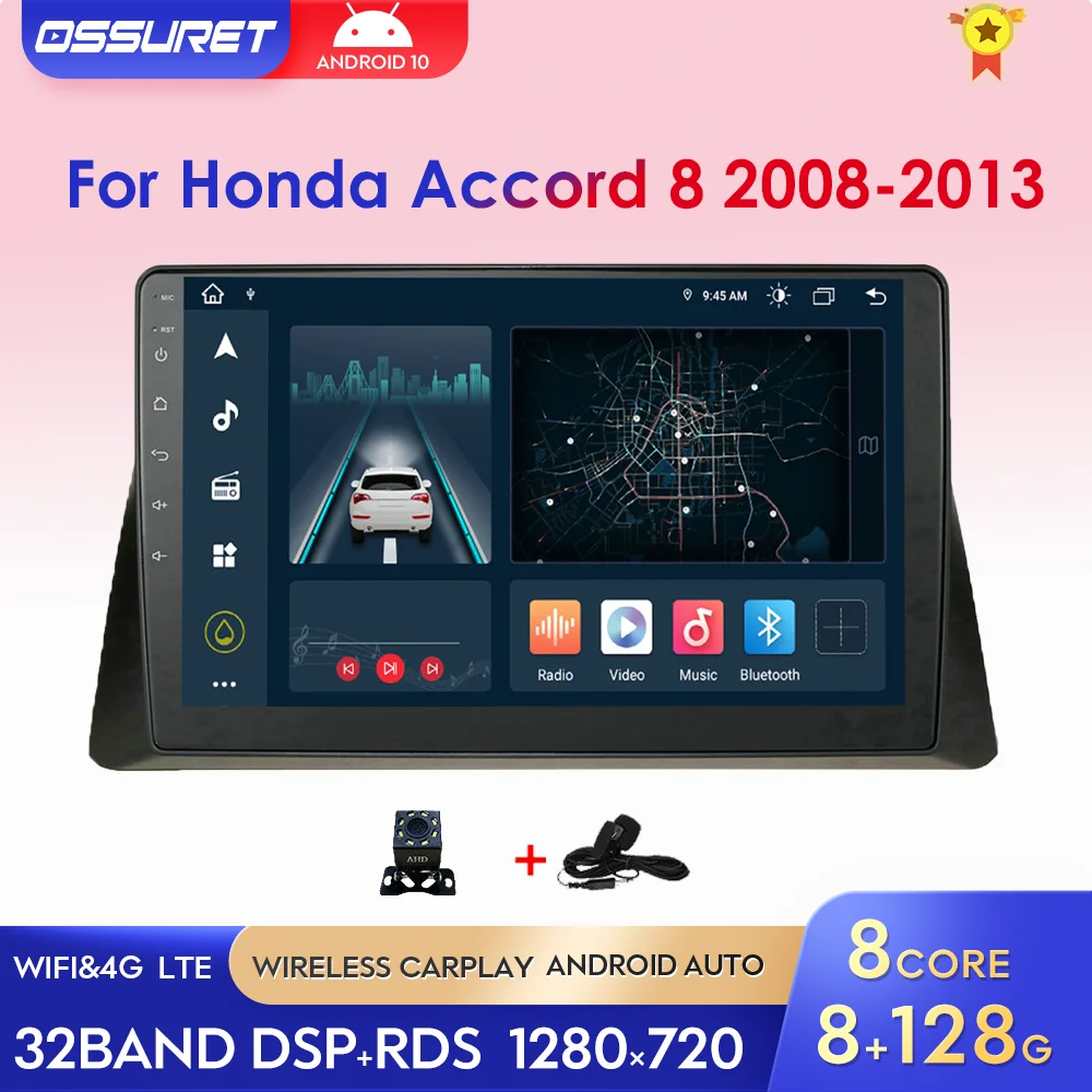 Автомагнитола 2 Din, Android 10, GPS-навигация, мультимедийный стереоплеер для Honda ACCORD 8 2008-2013 DSP RDS WIFI Bluetooth Mirror Link SWC
Автомагнитола 2 Din, Android 10, GPS-навигация, мультимедийный стереоплеер для Honda ACCORD 8 2008-2013 DSP RDS WIFI Bluetooth Mirror Link SWC