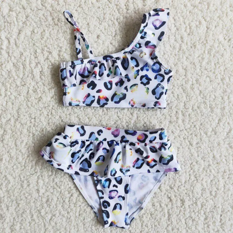 RTS Toddler Girls Swimsuits Fashion Colorful Leopard Ruffle Kids Wholesale 2pcs Swimwear Baby Clothing Sets
RTS Toddler Girls Swimsuits Fashion Colorful Leopard Ruffle Kids Wholesale 2pcs Swimwear Baby Clothing Sets