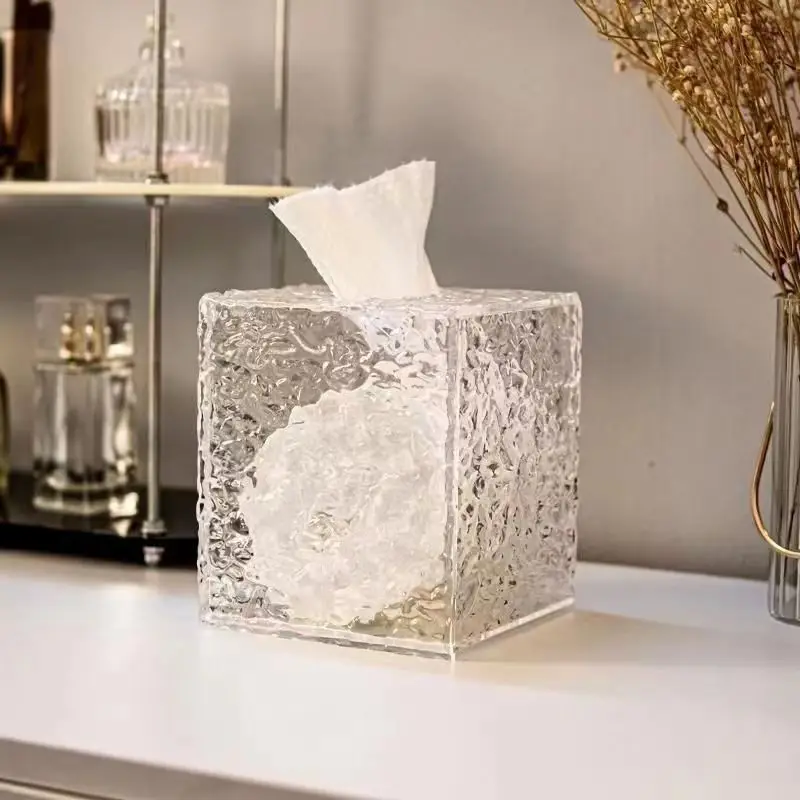 Modern Acrylic Tissue Box Handmade Irregular Relief Decor Living Room Paper Boxes Western Restaurant Desktop Napkin Organizer
Modern Acrylic Tissue Box Handmade Irregular Relief Decor Living Room Paper Boxes Western Restaurant Desktop Napkin Organizer