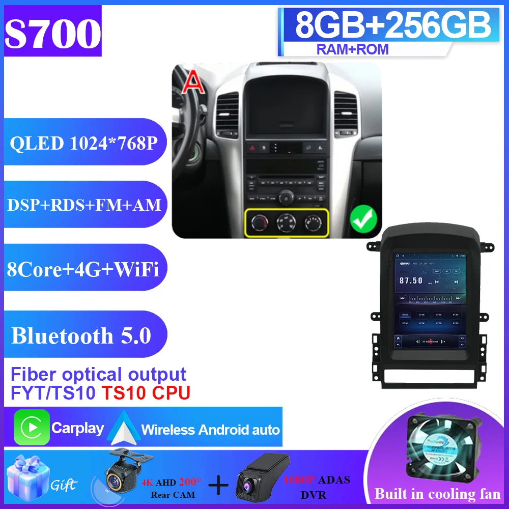 Android 15 для Chevrolet Captiva 2006-2011 Автомобильный радиоприемник 9,7 дюйма Стереонавигация GPS Головное устройство Стерео Мультимедийный плеер 5G WIFI
Android 15 для Chevrolet Captiva 2006-2011 Автомобильный радиоприемник 9,7 дюйма Стереонавигация GPS Головное устройство Стерео Мультимедийный плеер 5G WIFI