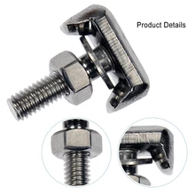 Auto T-Bolt Stainless Steel Battery Cable Connector Cable Terminal Connector Replacement Battery Connector Auto Parts