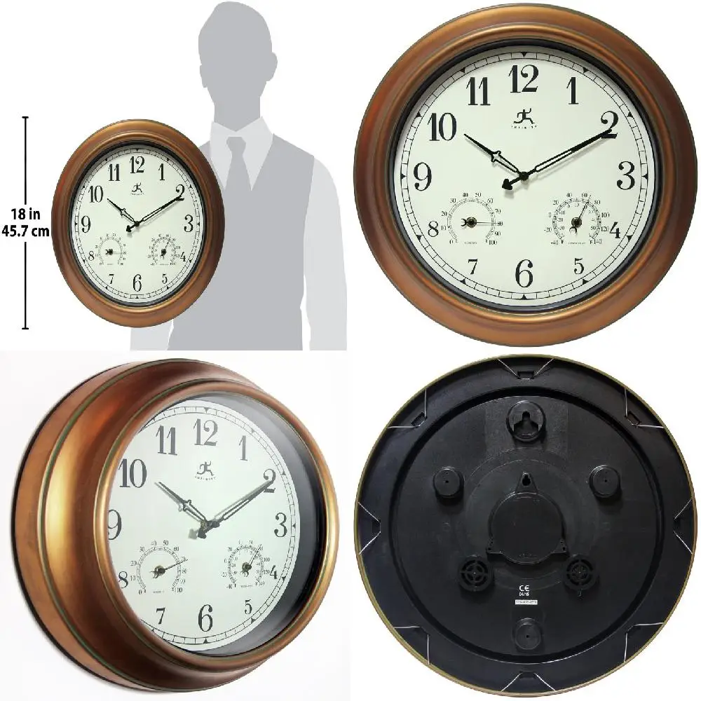 Lovely Vintage Aged Copper Wall Clock with Waterproof Plastic Radio Movement for Your Home Decor - Household Decor
Lovely Vintage Aged Copper Wall Clock with Waterproof Plastic Radio Movement for Your Home Decor - Household Decor