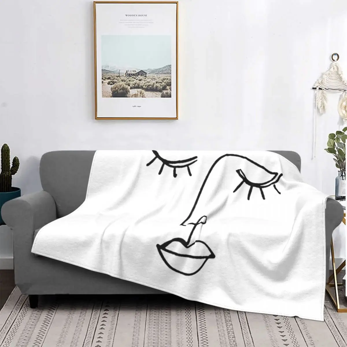 One Line Face Art Blanket 3D Printed Soft Flannel Fleece Warm Pablo Picasso Throw Blankets for Travel Bedroom Couch Bedspreads
One Line Face Art Blanket 3D Printed Soft Flannel Fleece Warm Pablo Picasso Throw Blankets for Travel Bedroom Couch Bedspreads