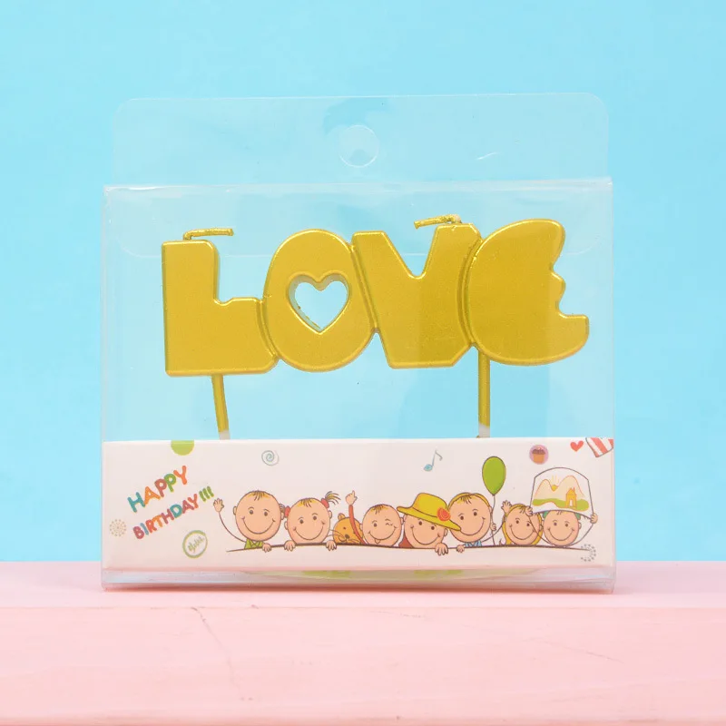Romantic LOVE Valentine's Day Candles Birthday Candle Creative Birthday Cake Decoration Romantic Candles for Girlfriend
Romantic LOVE Valentine's Day Candles Birthday Candle Creative Birthday Cake Decoration Romantic Candles for Girlfriend