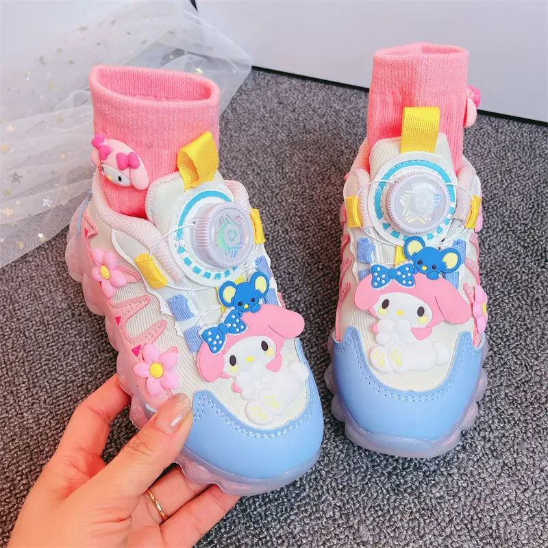 Аниме Sanrio детская повседневная обувь My Melody весна-осень мультфильм вращающаяся кнопка повседневная обувь для бега симпатичная спортивная обувь для девочек
Аниме Sanrio детская повседневная обувь My Melody весна-осень мультфильм вращающаяся кнопка повседневная обувь для бега симпатичная спортивная обувь для девочек